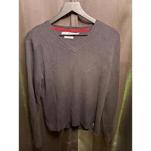 Tommy Hilfiger Women’s V-Neck Dark Blue Sweater